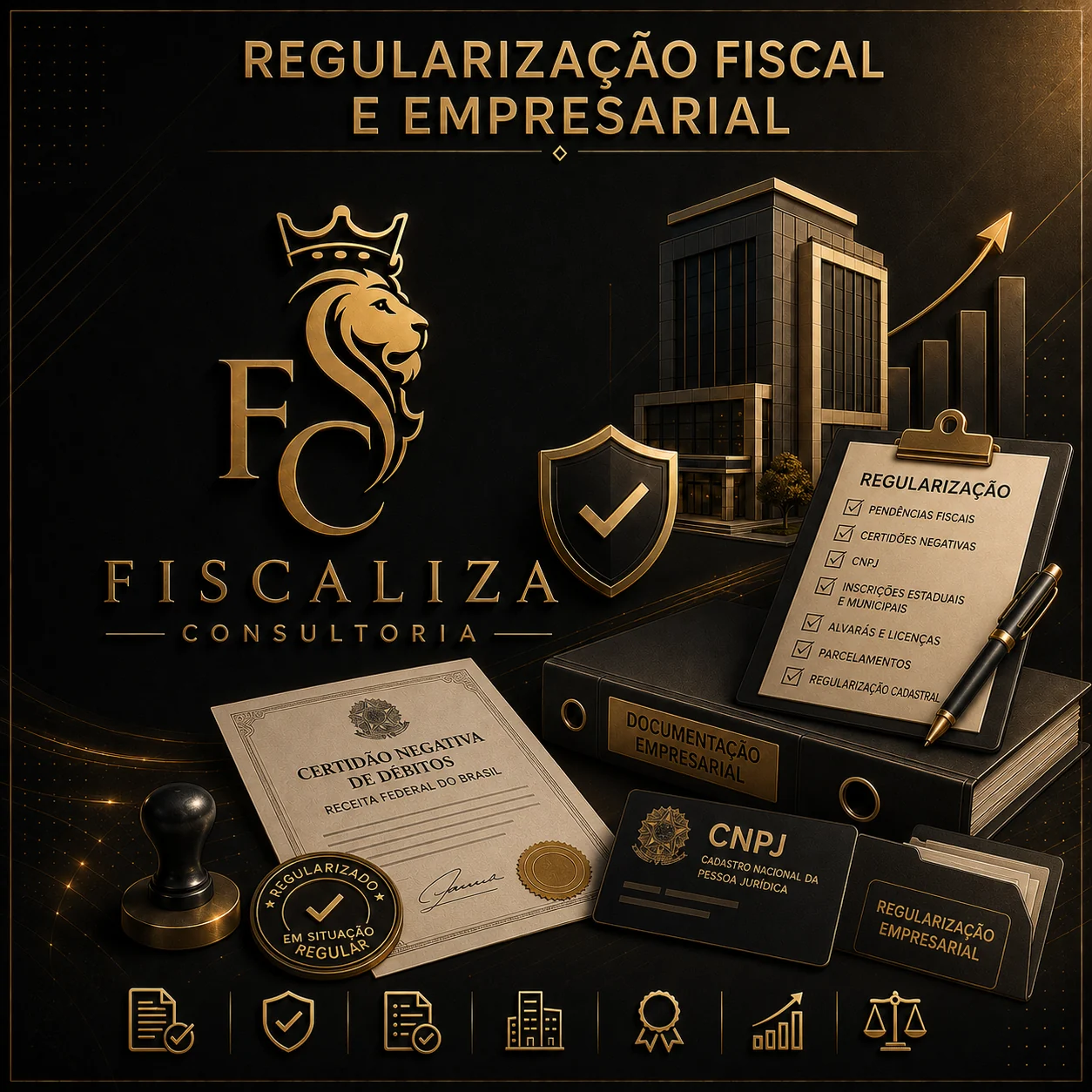 Regularização fiscal e empresarial